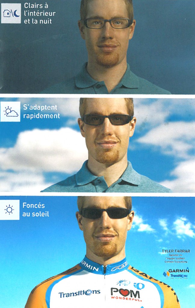 Verres photochromiques Transition Vi