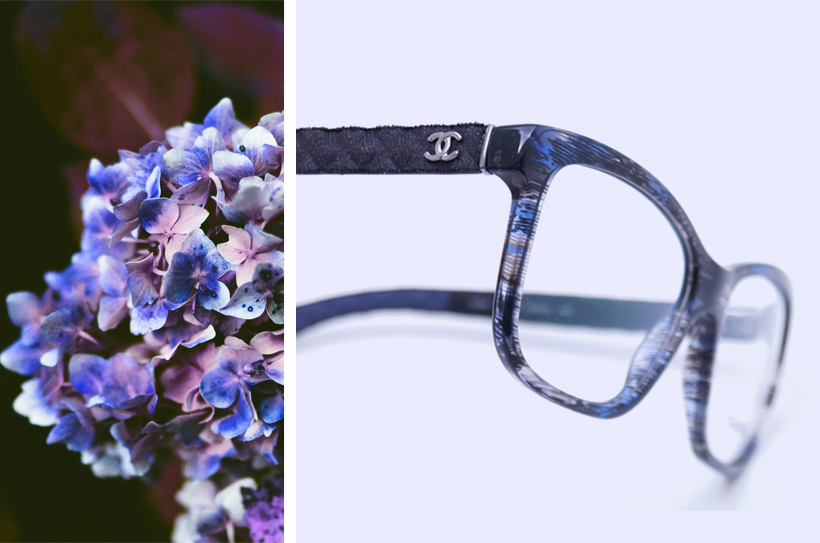 lunette chanel-effet denim-collection matelassée