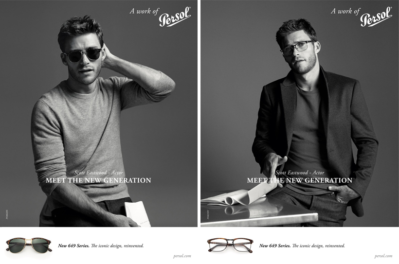 persol égérie scott eastwood lunettes