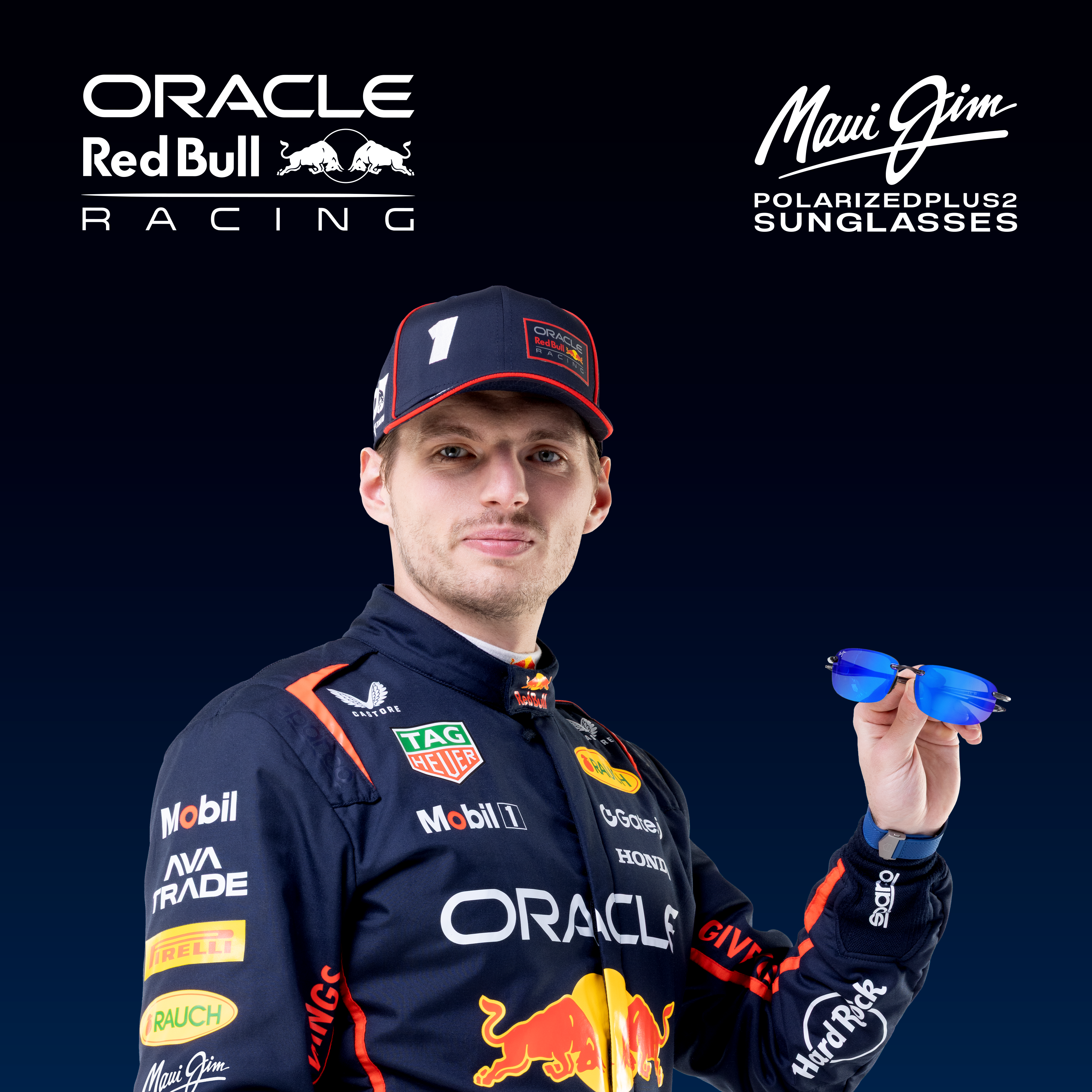 Partenariat Maui Jim et Oracle Red Bull Racing avec Max Verstappen