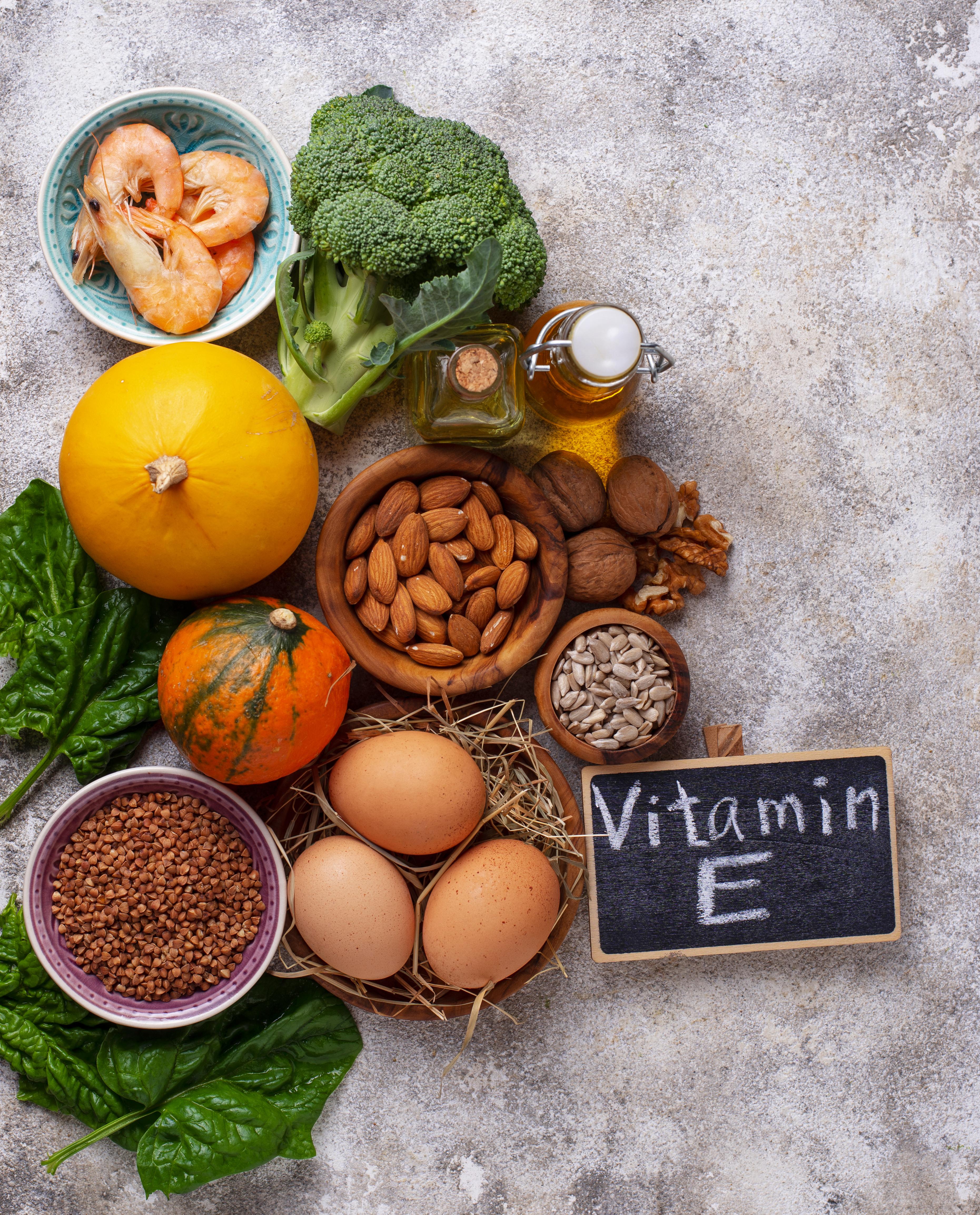 Sources naturelles de vitamine E et antioxydants