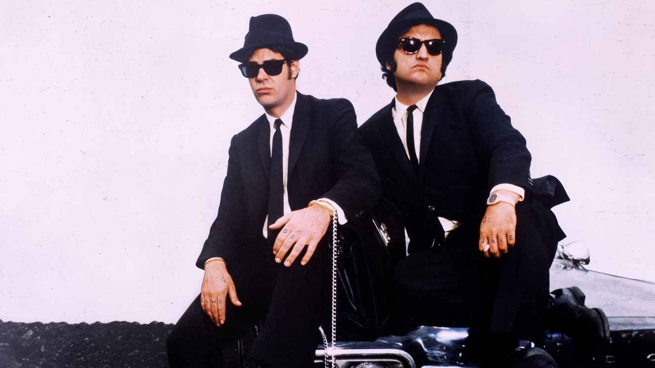 Les Blues Brothers portant des Ray-Ban Wayfarer